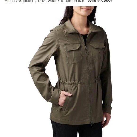5.11 tactical jacket NEW green- Size L - Picture 1 of 4